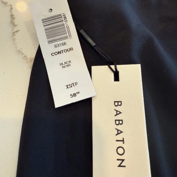 ARITZIA BABATON Countour black midi skirt Size XS - Picture 1 of 4